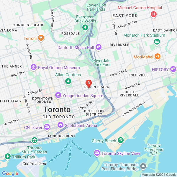ECSTATIC DANCE TORONTO location map: 237 Sackville St, Toronto, Ontario